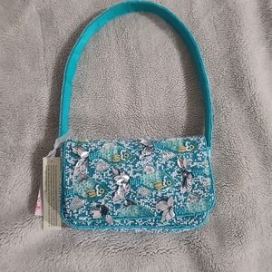 Viral Beaded Fish Blue Shoulder Bag